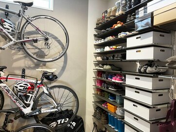 4畳の玄関土間がある家を、自転車好きの家族がハウスメーカーで建てた