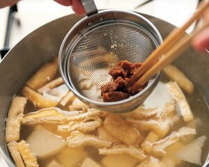 みそこし器を使って