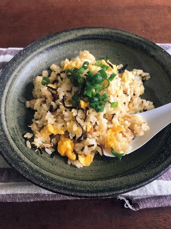 ツナ昆布チャーハン