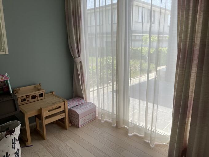 北側の明るい子ども部屋
