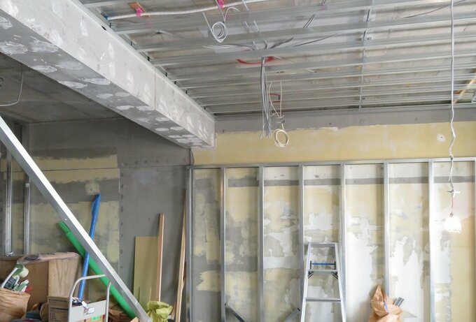 リノベーション工事中のマンション