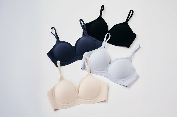 ノンワイヤー　体にあわせて支えるブラジャー
