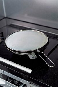 オイルスクリーンで調理時の油はねを防止