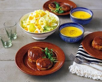 新タマネギの「リングバーグ」献立。レストラン風のメニューで野菜を使いきる