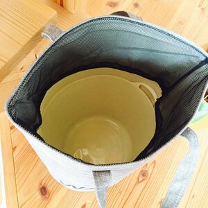 ランドリーバスケット￥648（ダイソー）