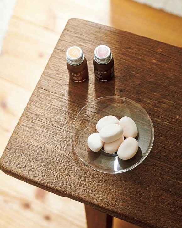 デスクにアロマ