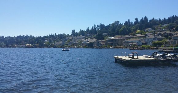 青い空が続くシアトルの夏