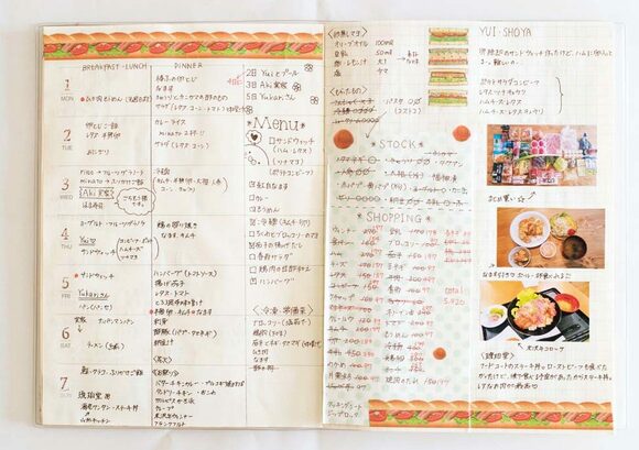 シールやマステでデコレーション