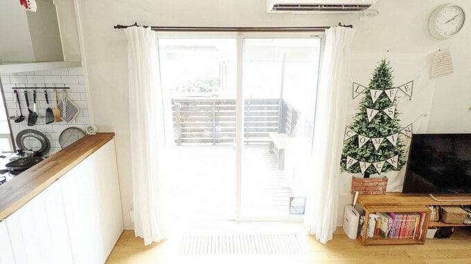 窓回りはすっきり