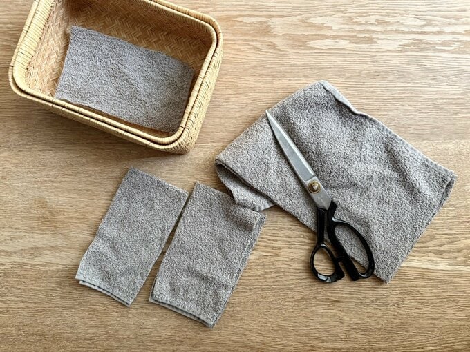 古いタオルをウエスに再利用