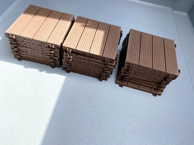 用意したウッドパネル