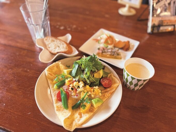 山野さんのカフェのメニュー