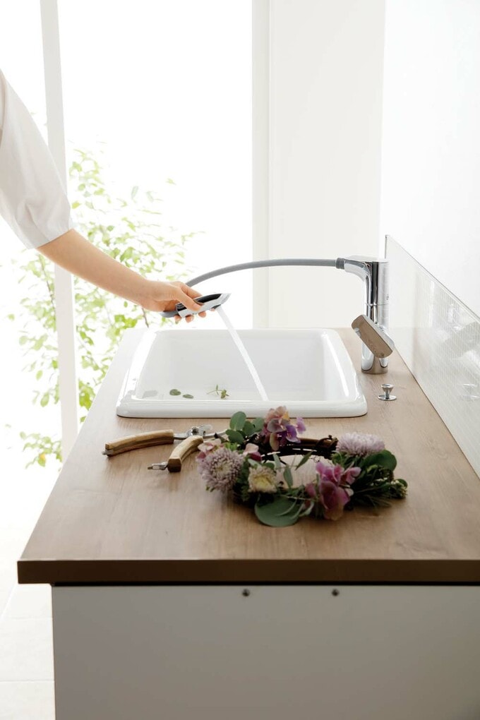 洗面ボウルも選べる