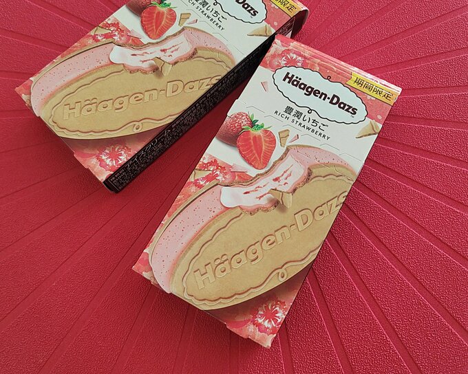 ハーゲンダッツ クリスピーサンド「豊潤いちご」