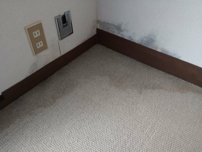  【Before】結露でカビを生やした壁と床