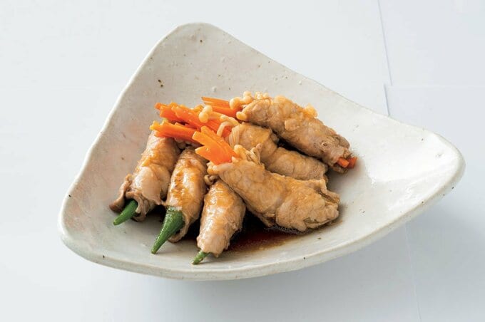 ショウガダレ肉巻き