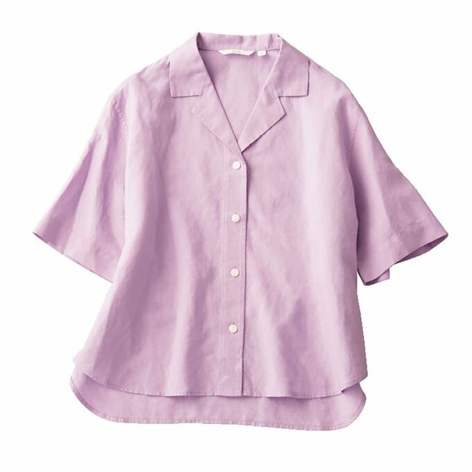 ユニクロのリネンシャツ