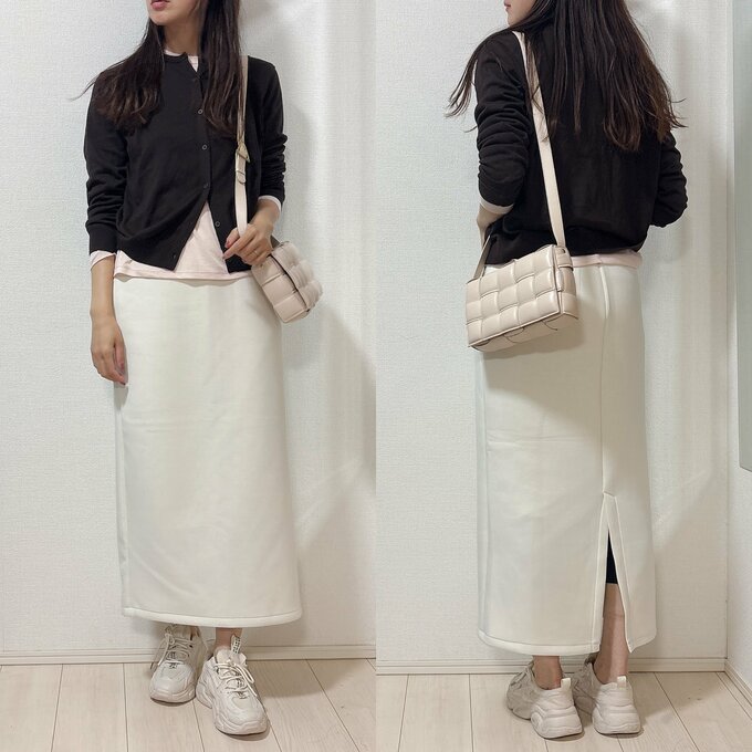 カーディガン合わせ