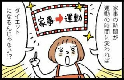 サプリで毎日の家事が運動に変わる!?家事でながらダイエット！