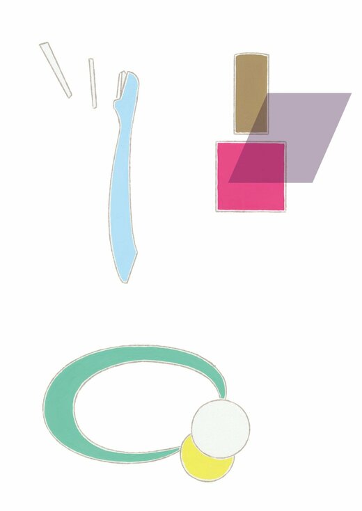 ネイルやカミソリなどイラスト