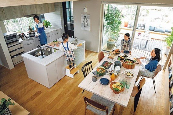 アイランドキッチン