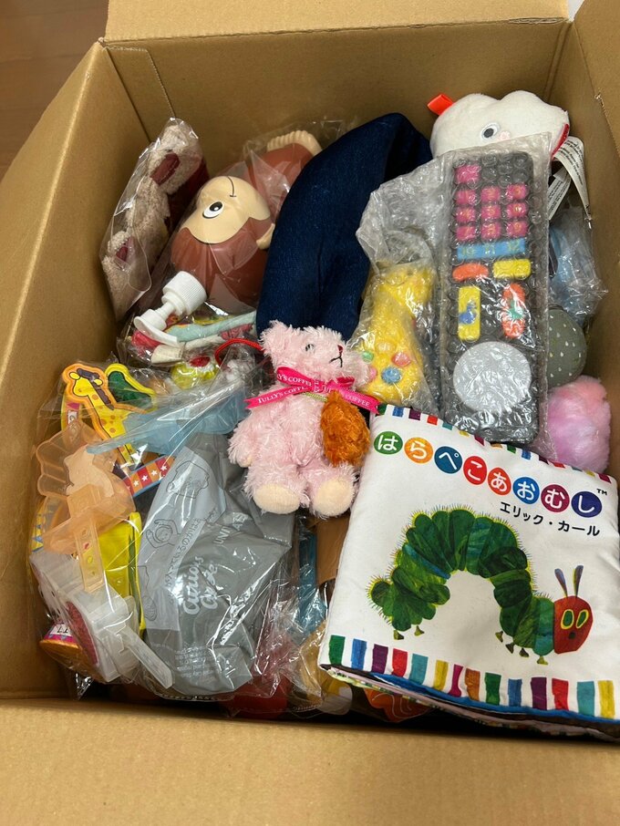 手放したオモチャ