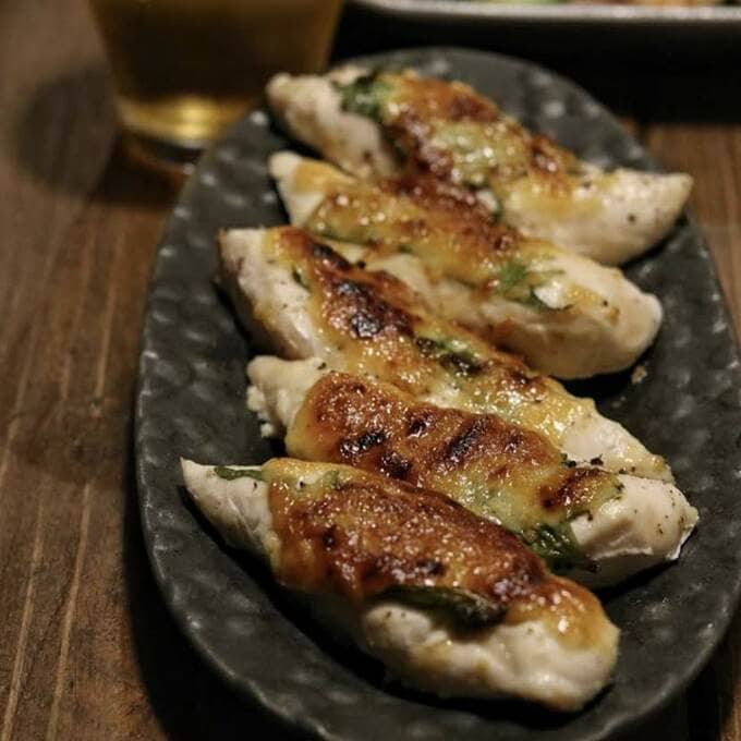 ささみの大葉みそマヨ焼き