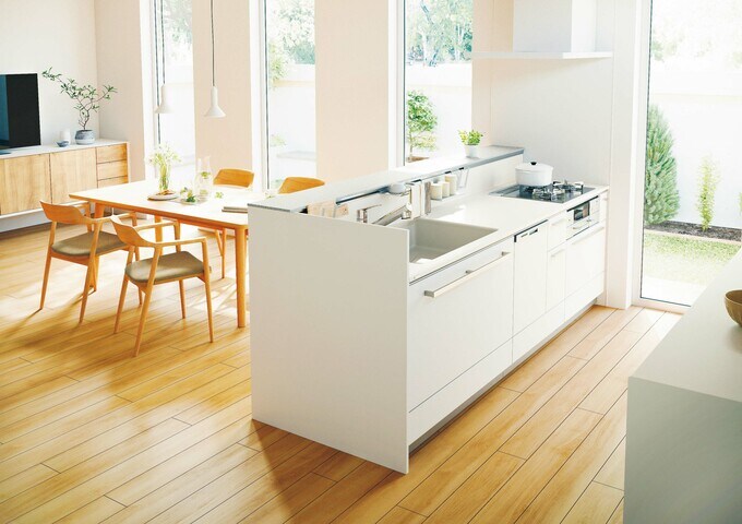 ハンガーアイテムでキッチングッズをつり下げる