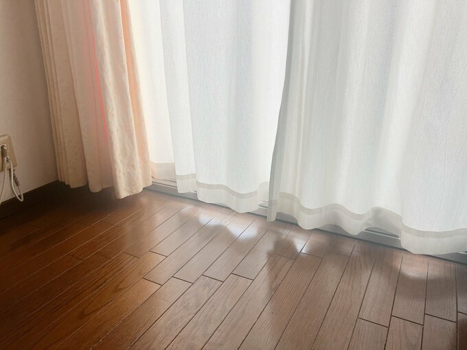 ものを手放してすっきりしたリビング