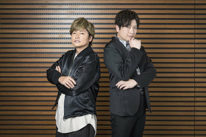 （左）森久保祥太郎さん、（右）小野大輔さん