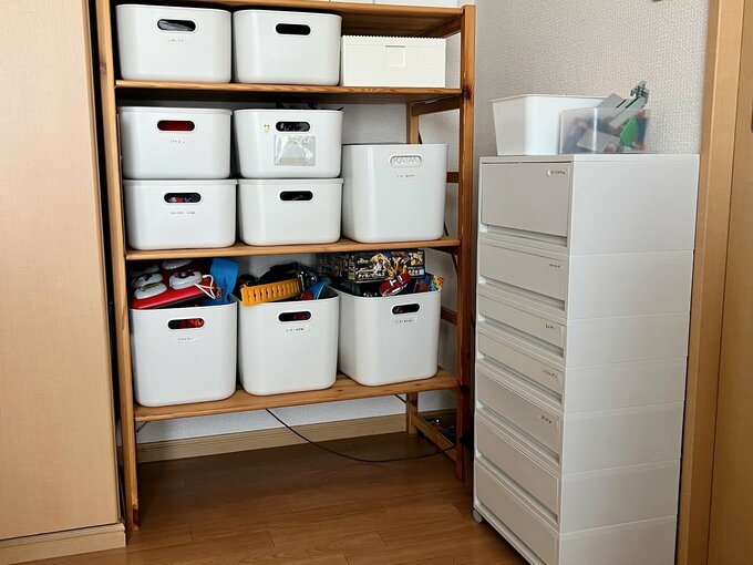 収納ボックスのおもちゃ収納