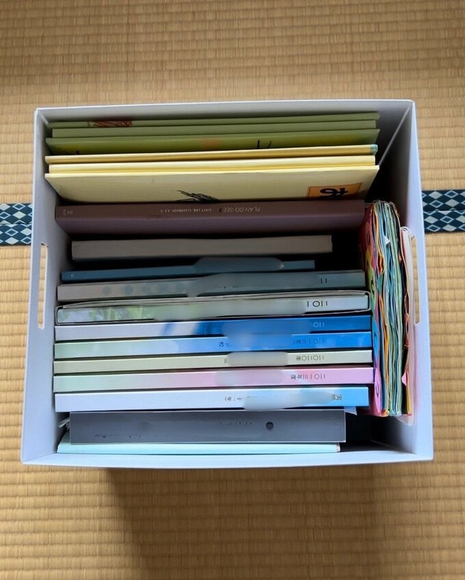 卒業アルバムの収納