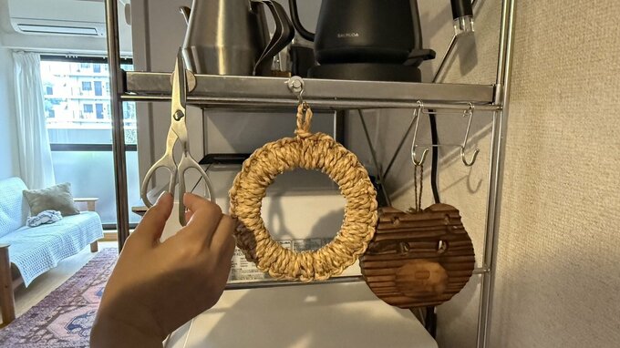 5つあるはさみのうちのひとつはキッチンに