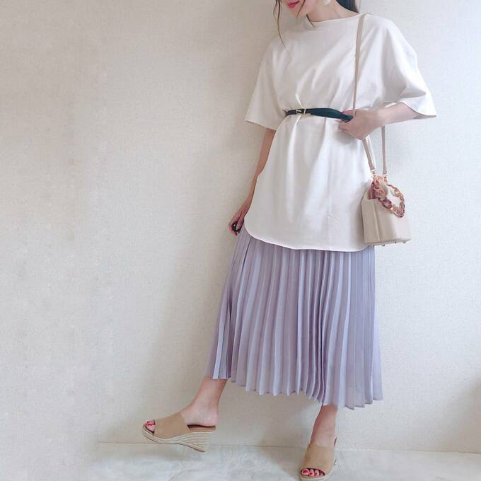 プリーツスカート合わせ
