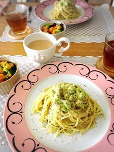 ボウルひとつでできるアボカド和風パスタ