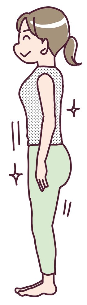 姿勢がきれいな人