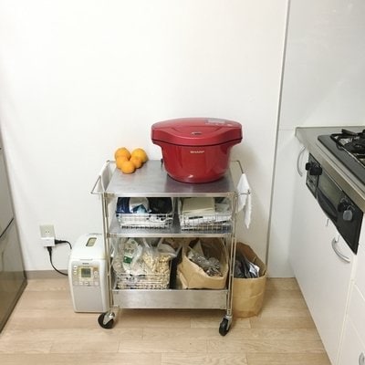 ワゴンにホットクック