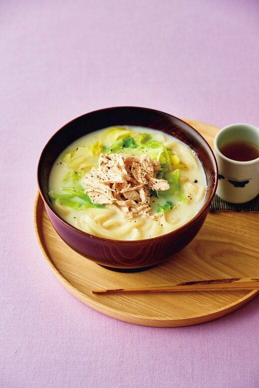 ササミの塩こうじうどん