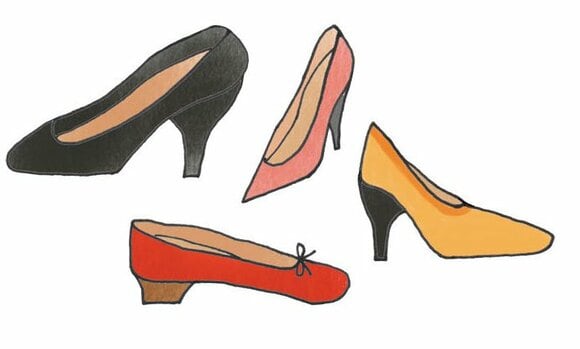 イラストパンプス