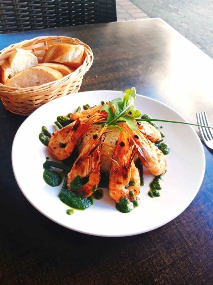 「天使のエビ」ソテー