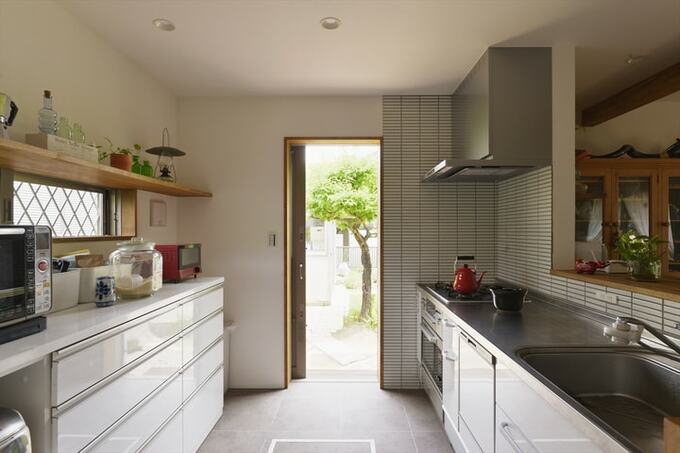 キッチンの勝手口