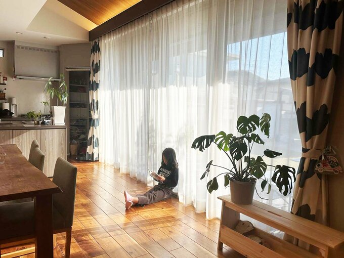 南側の掃き出し窓