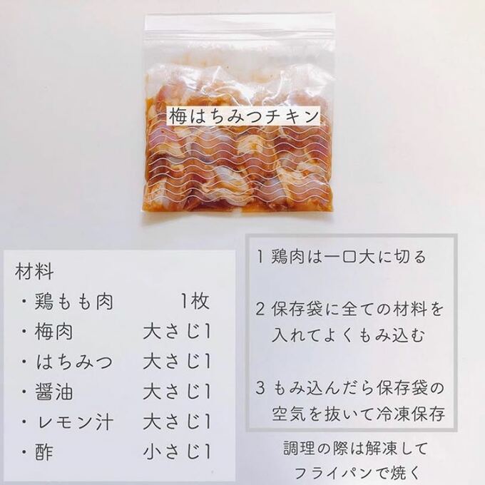 梅はちみつチキン