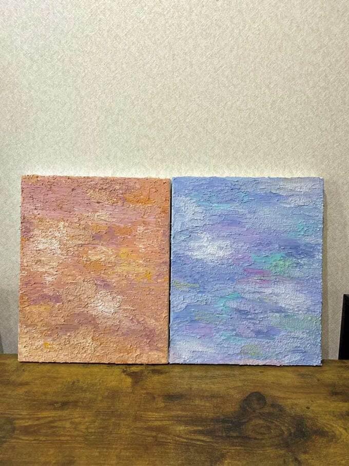 インスタグラマーのテクスチャアート