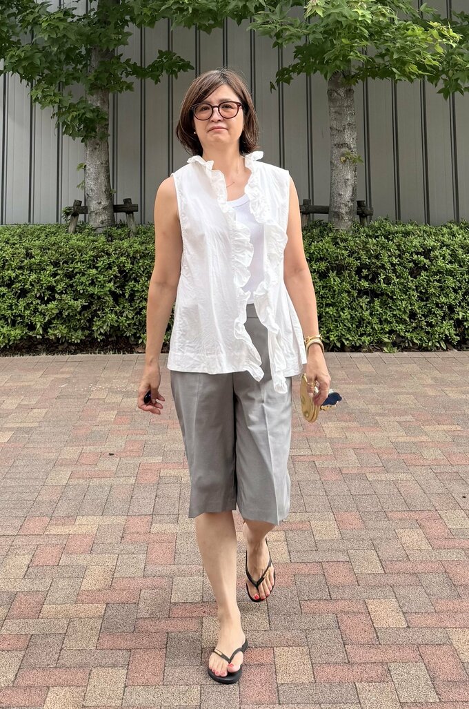 河村さん帰省コーデ4