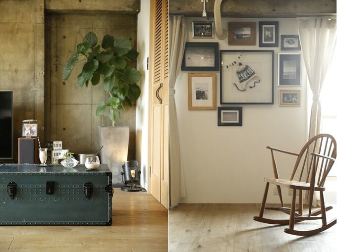 蚤の市で購入した家具