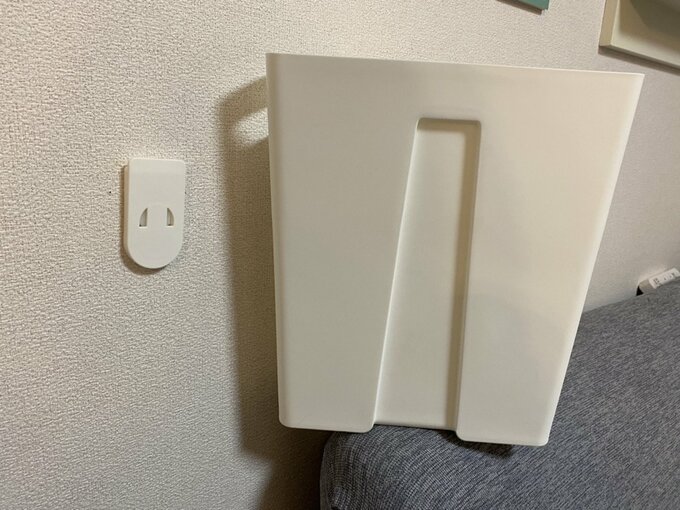 壁かけダストボックスの設置の仕方