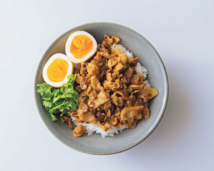 豚バラのルーロー飯風