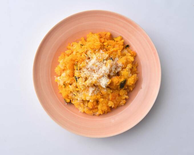 カボチャのっけご飯