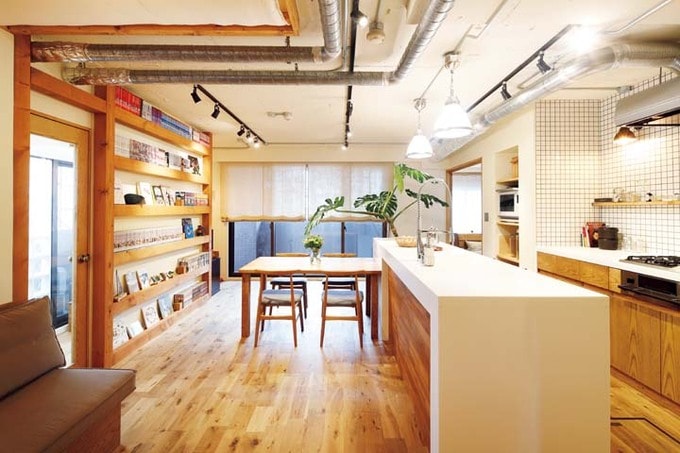 ホテルライクかつ生活感も感じられるLDK